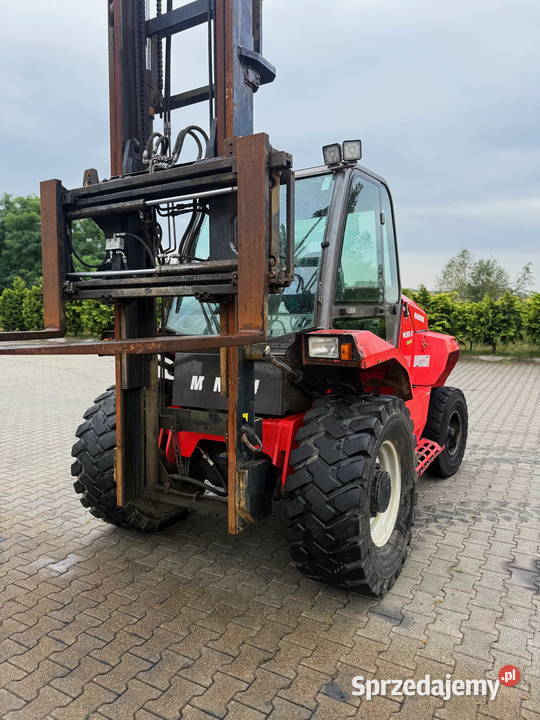 wózek widłowy terenowy MANITOU M302 3000 kabina łódzkie Działoszyn