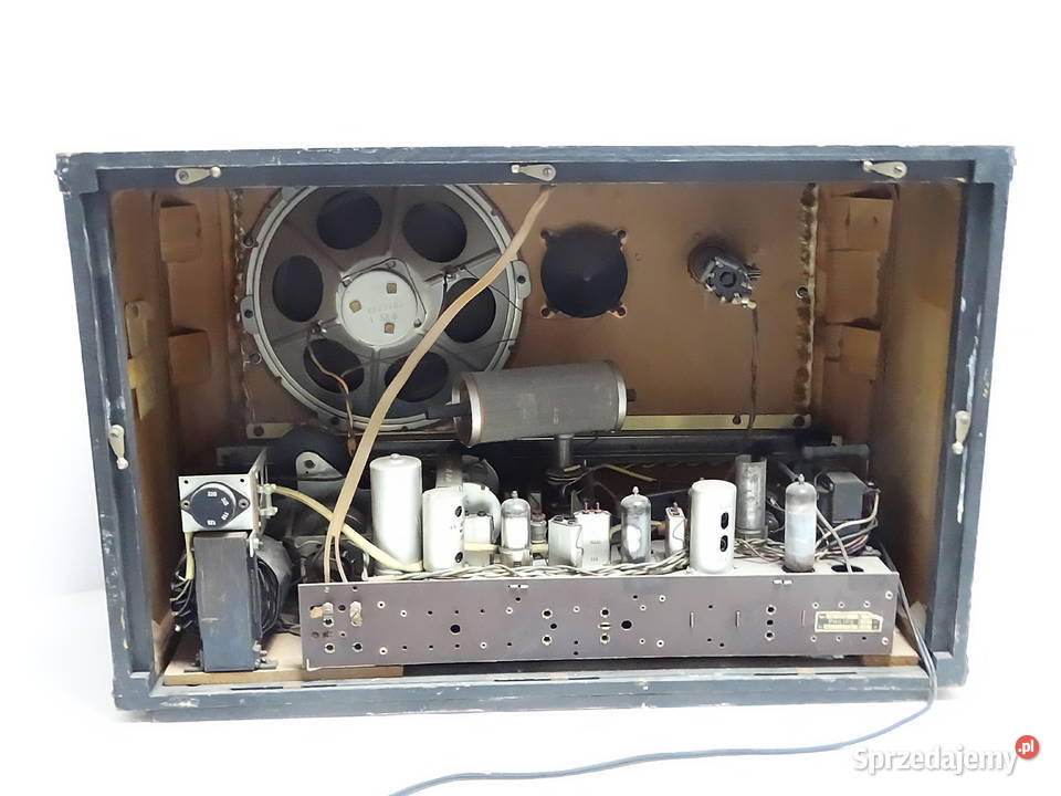 Stary Lampowy Odbiornik Radiowy Philips Saturn