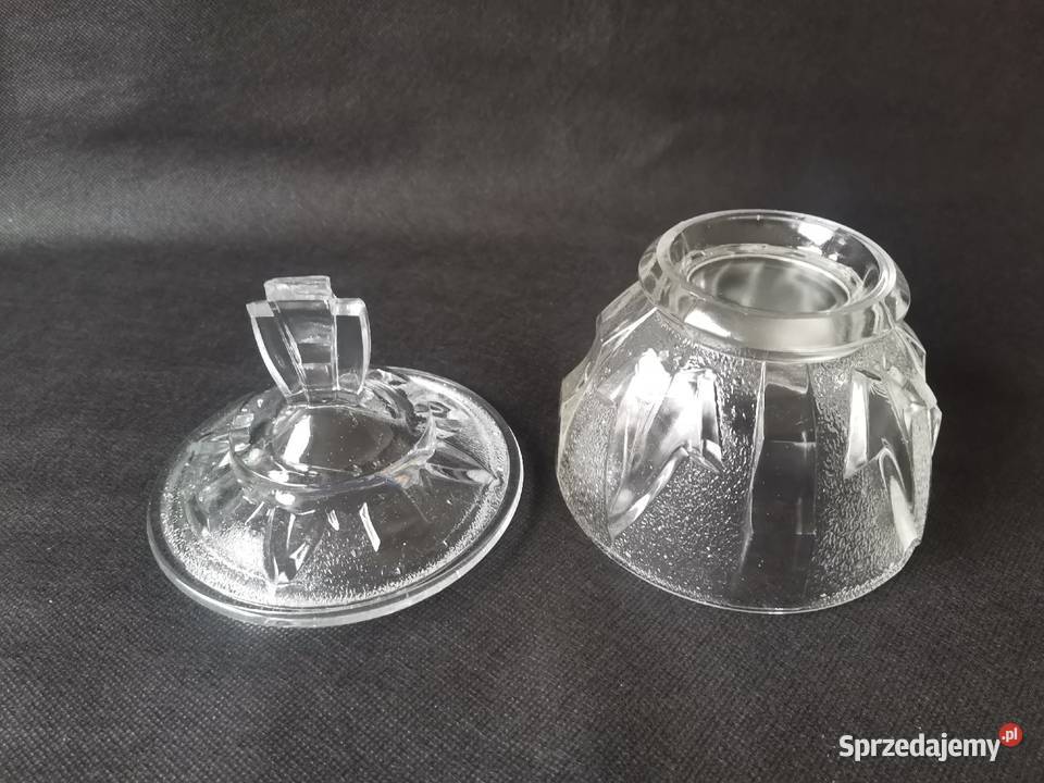 Stara nieużywana bomboniera cukiernica HS Porcelana i szkło śląskie Katowice