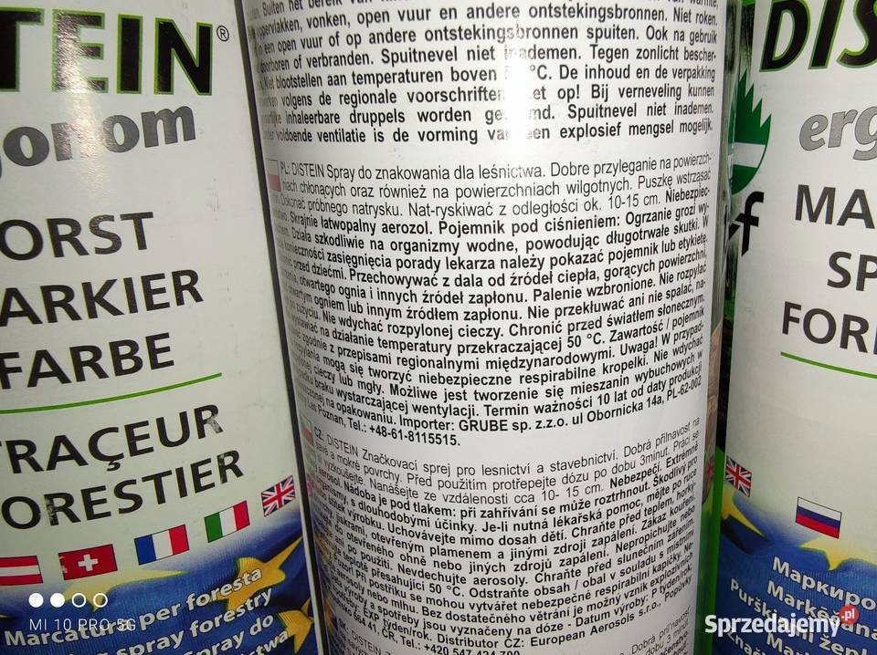 Distein farba spray do znaczenia w leśnictwie i Warszawa