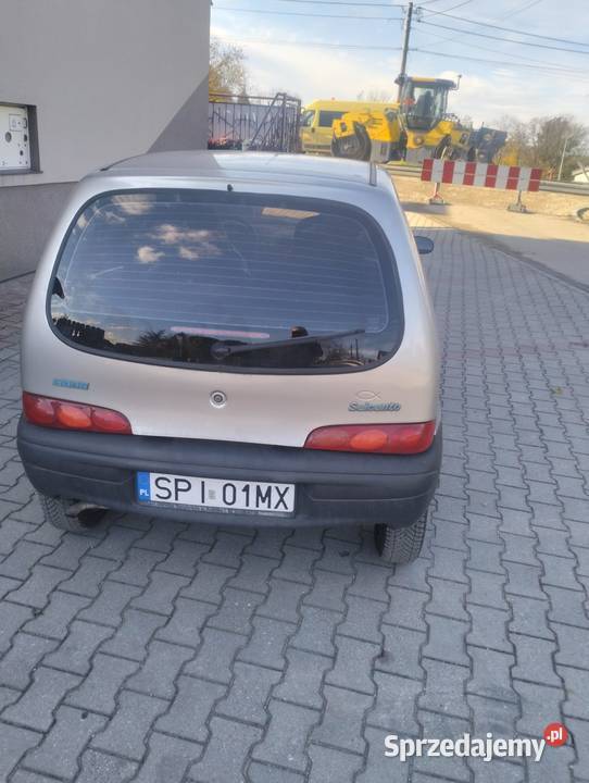 Fiat Seicento 2001r poj 900 z przebiegiem 130 Rok produkcji 2001 śląskie Tychy
