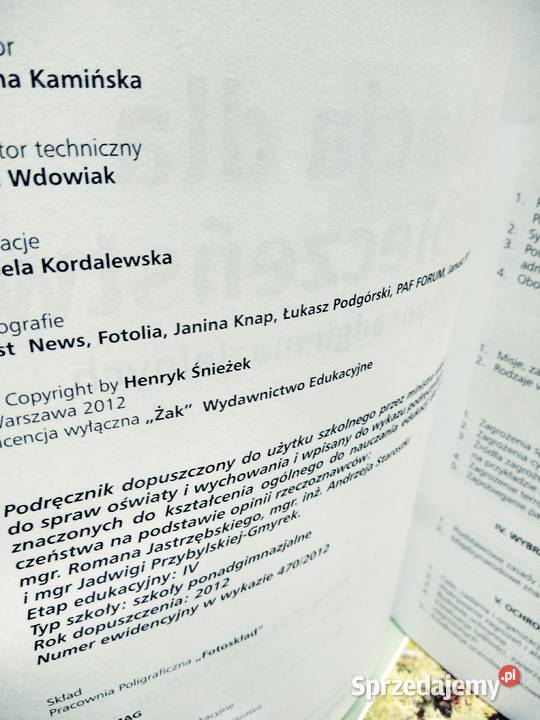 Edukacja bezpieczeństwa żak nowe książki Warszawa