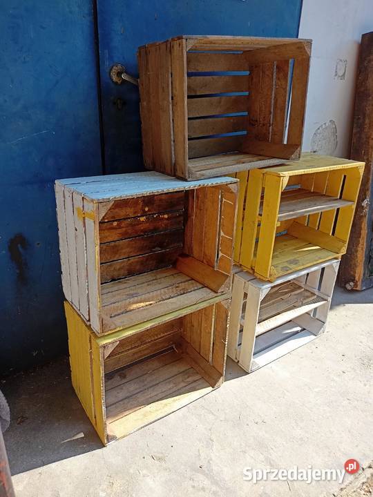 Skrzynka Drewniana Malowana Zabrze sprzedam