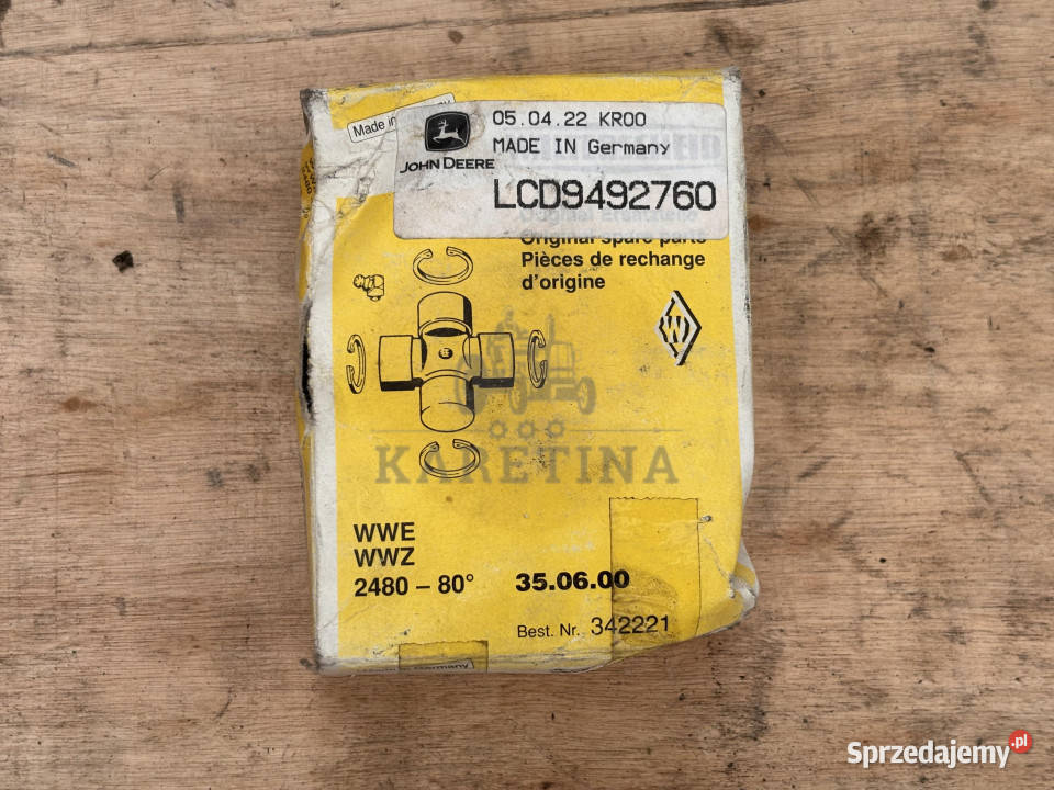John Deere 680 69080 69070 Krzyżak Wału Z Jastrzębniki sprzedam