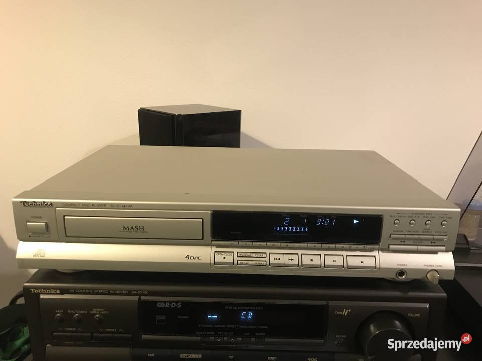 technics slpg440a odtwarzacz cd Srebrny Odtwarzacze CD i MD Kraków