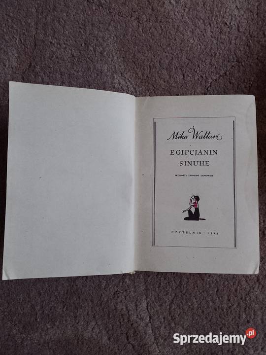 Mika Waltari Egipcjanin Sinuhe Rzeszów