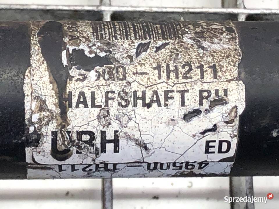 PÓŁOŚ PRAWY PRZÓD KIA CEED 495001H211 16 115 Półosie