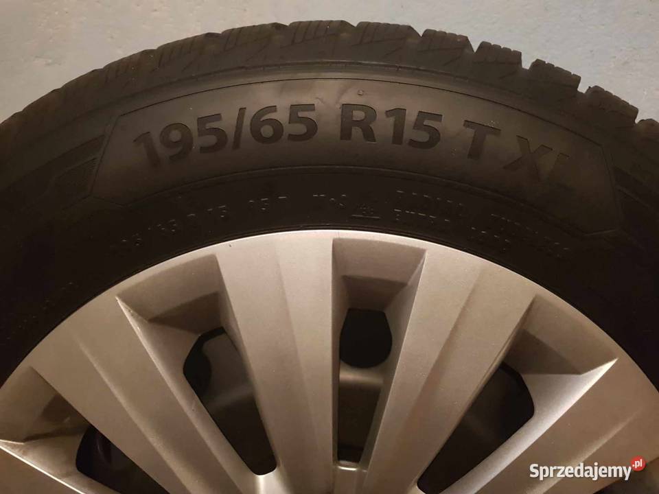 VW Golf 7 Sprzedam 4 koła opony zimowe Barum śląskie Tarnowskie Góry sprzedam