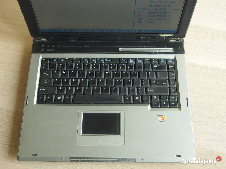 Laptop ASUSA6000 A6500U AMD Turion MT30 2GB RAM Orzesze