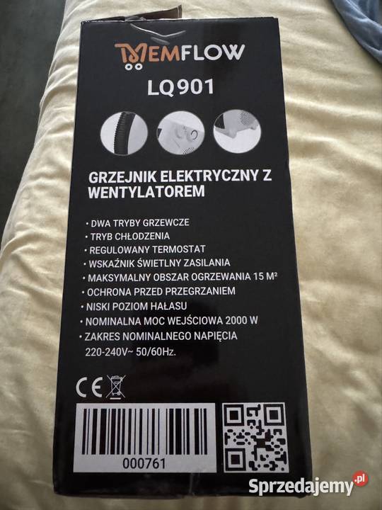 Grzejnik elektryczny z wentylatorem sprzedam Opole sprzedam