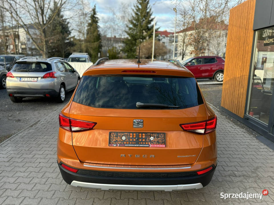 Seat Ateca Serwisowany Zadbany światła przeciwmgielne Ateca Poznań sprzedam