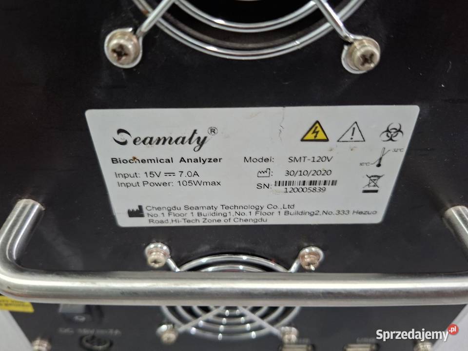 WETERYNARYJNY ANALIZATOR BIOCHEMICZNY SEAMATY mazowieckie Warszawa