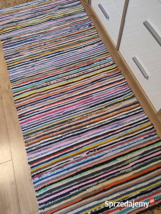 Nowy bawelniany dywanik szmaciak rękodzieło Suwałki