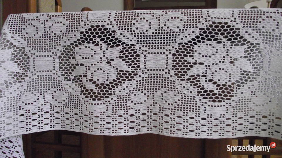 Obrus szydełkowy Leźnica Wielka-Osiedle sprzedam