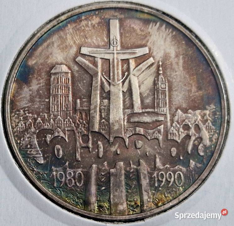3 x 100000 Solidarność 1990 Piękne Sosnowiec sprzedam
