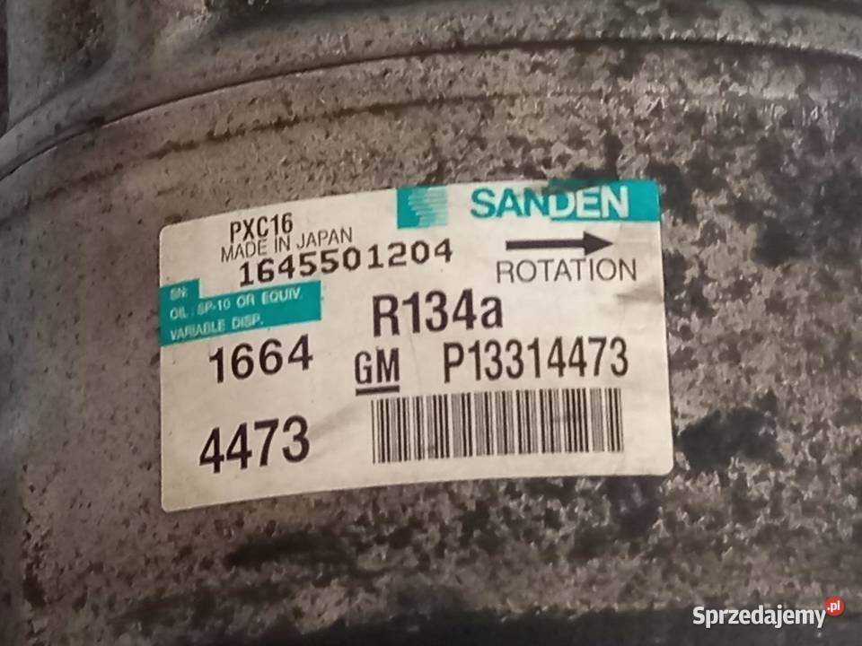 INSIGNIA 20 CDTI A20DT 130 12r sprężarka Klimatyzacja