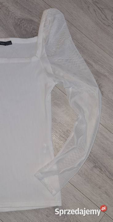 Bluzka damska basic biel Boohoo 40L Łódź