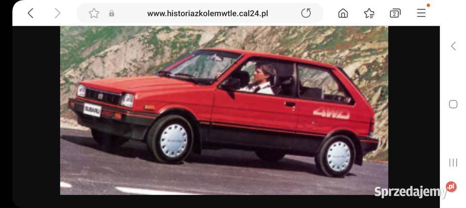 Drzwi subaru justi pasażera podkarpackie Dębica