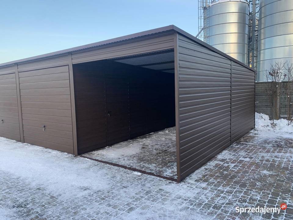 Producent garaży blaszanych każdy wymiar profil Brodnica