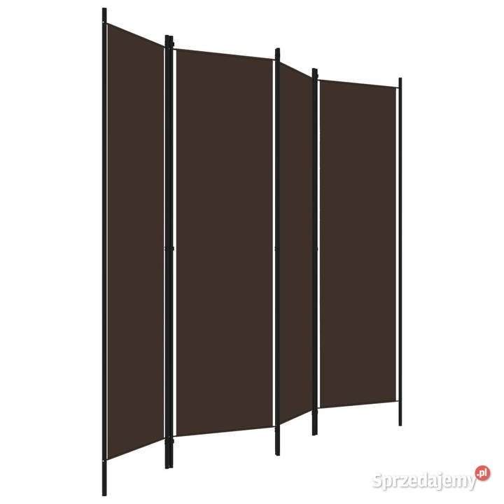 Parawan 4panelowy brązowy 200 x 180 WM320720 Warszawa