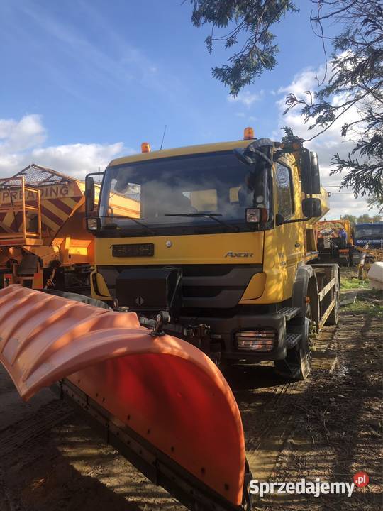 Mercedes Axor 1824 4x2 piaskarka solarka schmidt podkarpackie Sędziszów Małopolski