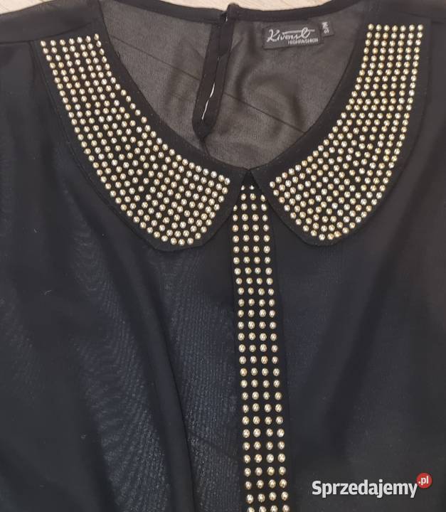 Bluzka damska mgiełka ćwieki 3638 Inny wzór Łódź