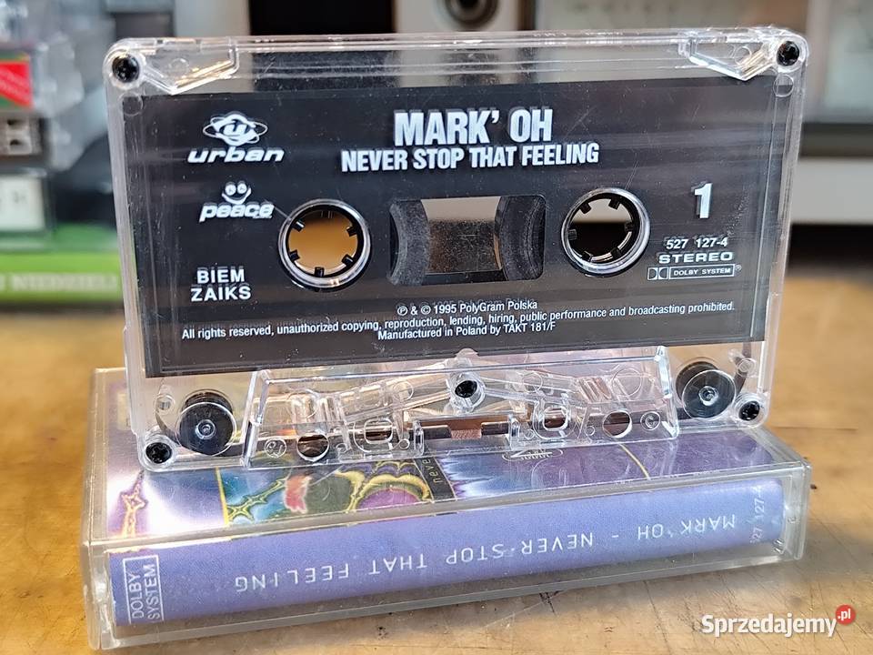 kaseta MarkOh Never Stop That Feeling kaseta Stargard sprzedam