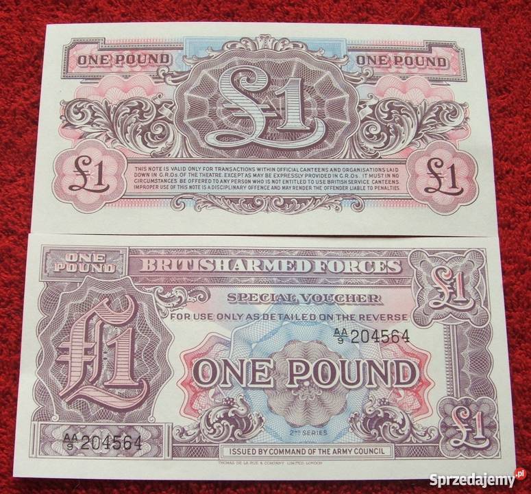 BRITISH ARMED 1 POUND 1948 Kolekcjonerski Katowice