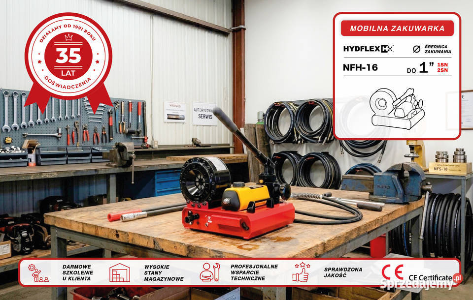 Zakuwarka Mobilna Hydflex NFH16 10 kpl szczęk Warszawa sprzedam
