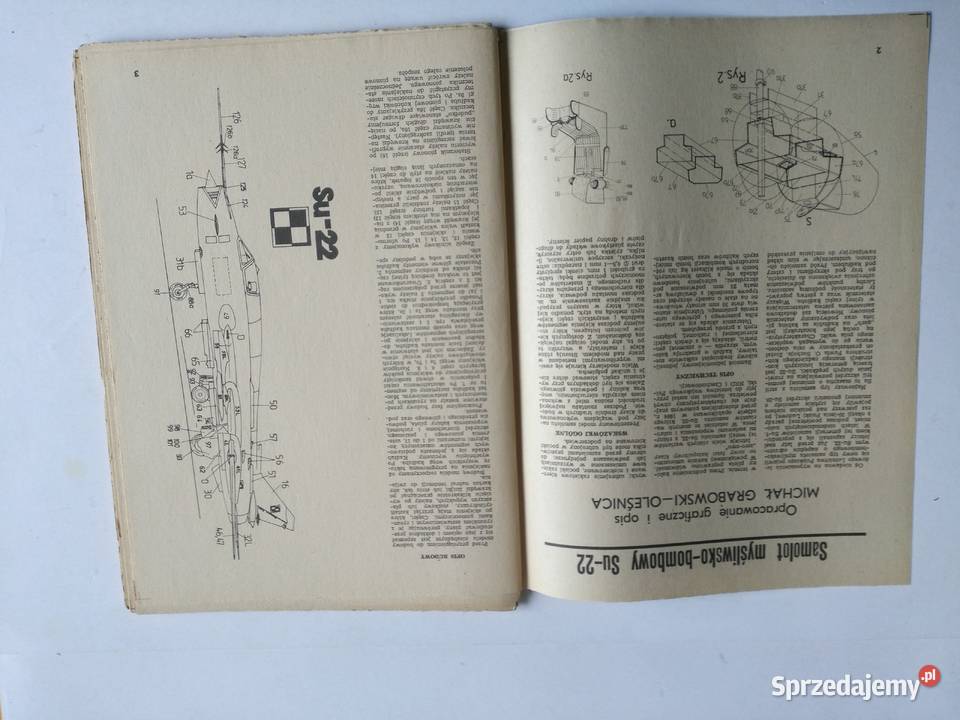 Mały Modelarz 121990 Samolot myśliwskobombowy Dąbrowa Górnicza