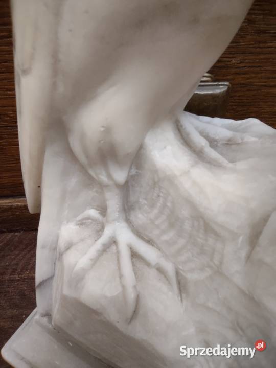 Stara Rzeźba Ptaki Marmur Antyki, Sztuka, Kolekcje wielkopolskie Gniezno