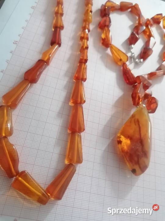 Naszyjnik Bursztyn Vintage Białystok sprzedam