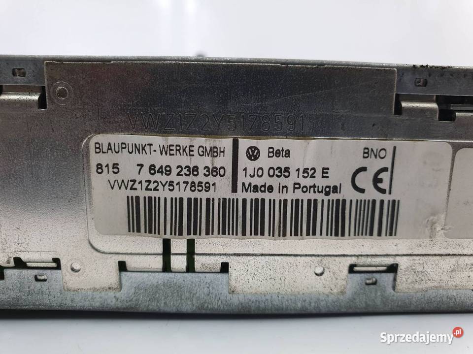 RADIO VOLKSWAGEN SHARAN 1J0035152E