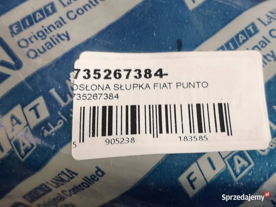 POSZYCIE SŁUPKA B LEWY PRZÓD FIAT PUNTO 19992010