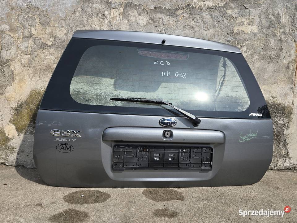 Suzuki Ignis MH Subaru G3X Justy klapa pokrywa Legnica