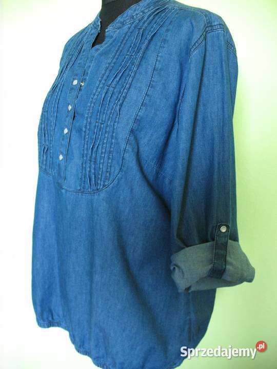 Bluzka jeans 42 biust 116 niebieski Siedlce