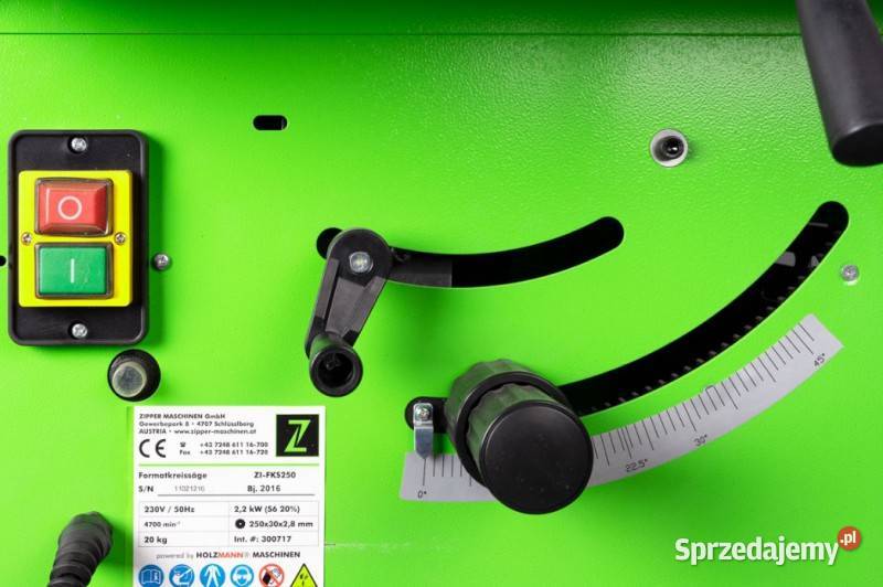 PILARKA FORMATOWA ZIPPER ZIFKS250 250MM 230V DO Mikołów sprzedam