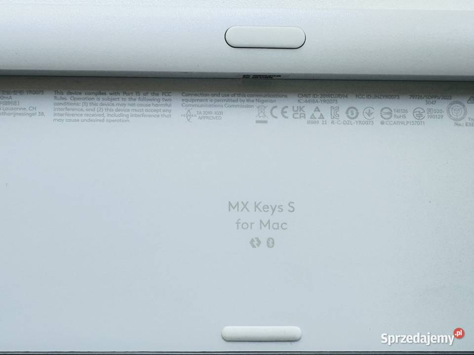Mx Keys S for Mac Bluetooth Klawiatury i myszy sprzedam