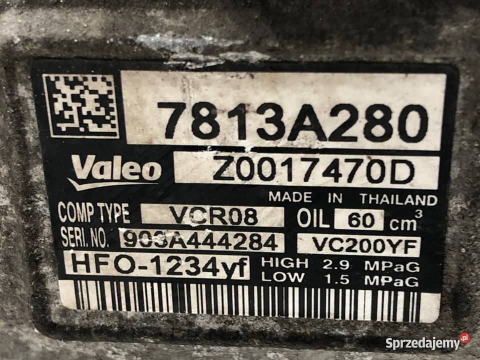 SPRĘŻARKA KLIMATYZACJI MITSUBISHI MIRAGE SPACE podkarpackie