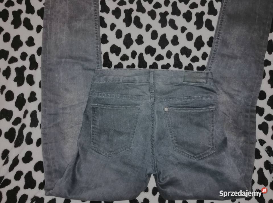 NOWE Szare Dżinsy jeansy spodnie rurki skinny HM