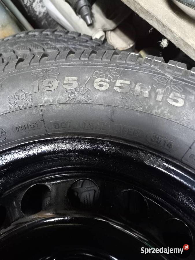 Kompletne koła 19565R15 5x112 z oponami ZIMOWYMI Opony i felgi Andrespol sprzedam