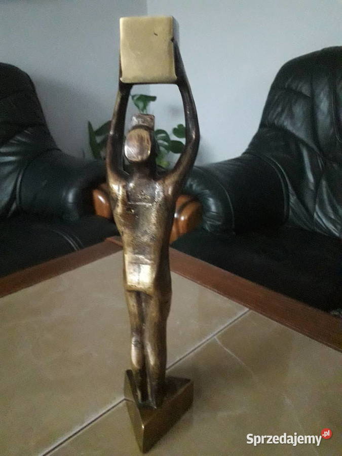Statuetka z brązu mosiądzu Mclane Polska Janów Lubelski