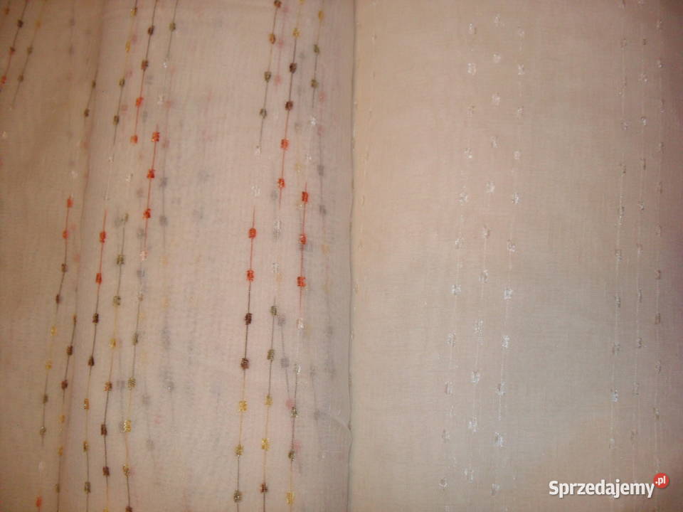 firanka krótka 105 gotowakrem Wystrój okien Wyposażenie wnętrz Wrocław