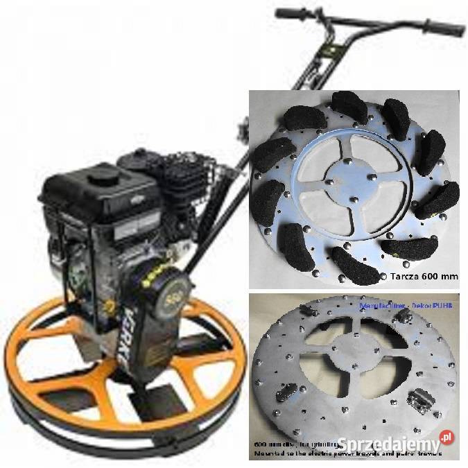 Zacieraczka 600 spalinowa tarcza szlifująca Poznań sprzedam