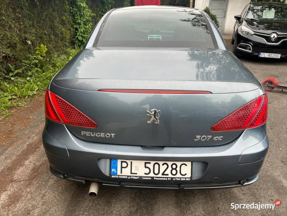 Peugeot 307 CC cabrio wielkopolskie Leszno