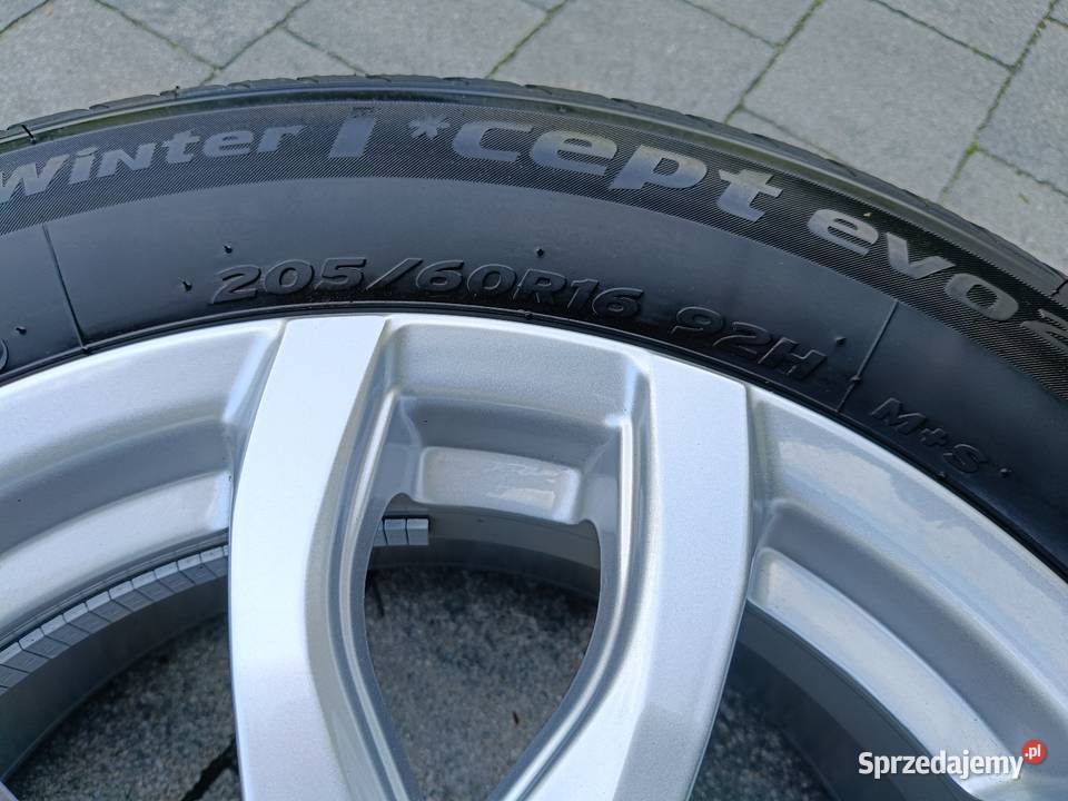 Alufelgi Kia 16 zimówki z oponami Hankook 7 mm warmińsko-mazurskie Elbląg