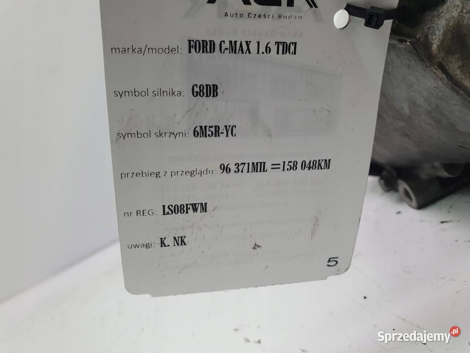 SPRĘŻARKA KLIMATYZACJI Ford Focus II C 16 TDCI Kompresory klimatyzacji Chełm