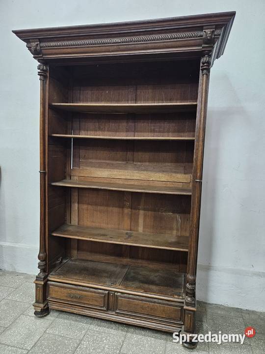 Regał neorenesansowy biblioteczka Nowy Sącz
