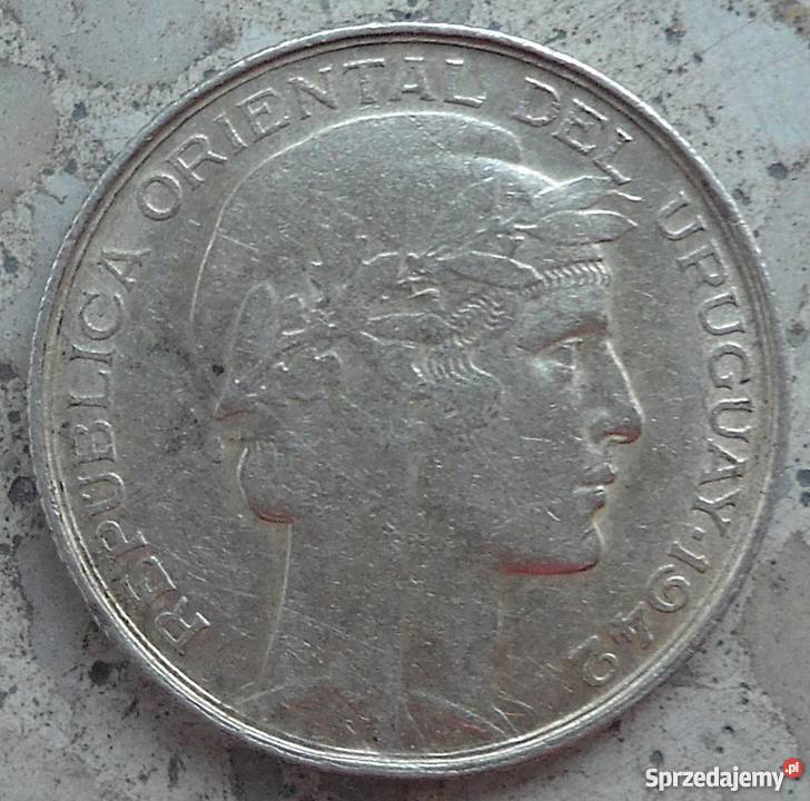 URUGWAJ20 CENTESIMOS1942 rSREBRORZADKA Legionowo sprzedam