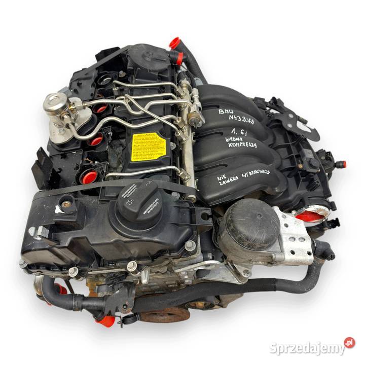 SILNIK N43B16A BMW E81 E87 E90 E91 E92 16 122 Silniki i osprzęt lubelskie Chełm